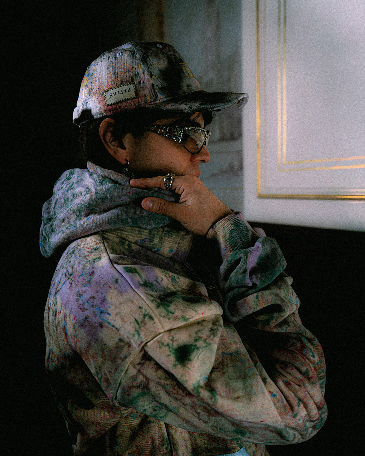 GULF Collection RVNDM, Jewelry Infused Streetwear, Industrial Fashion Berlin, 500gsm Hoodie