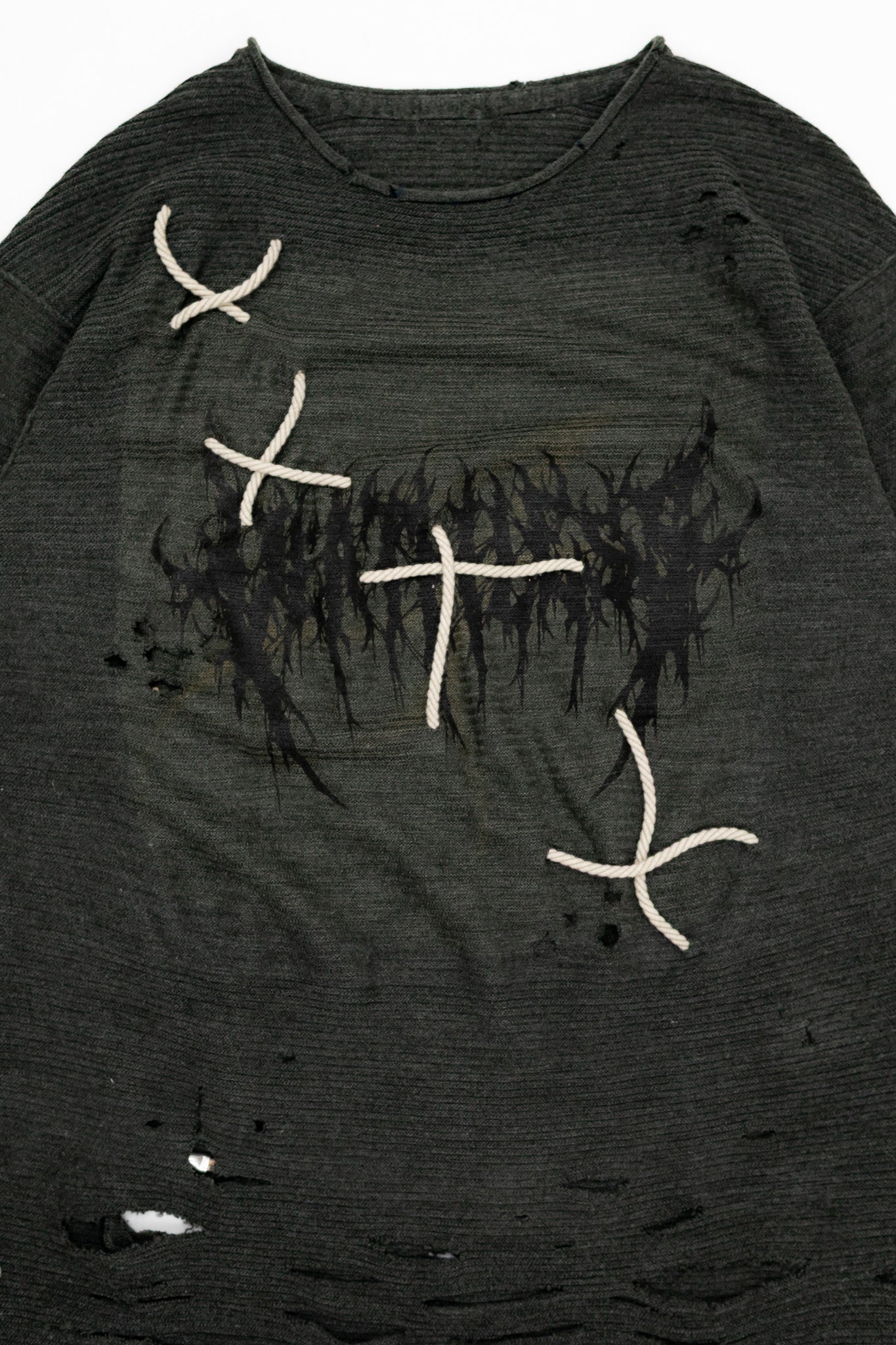 lace - crewneck (L)