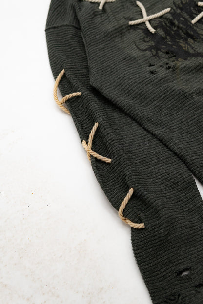 lace - crewneck (L)