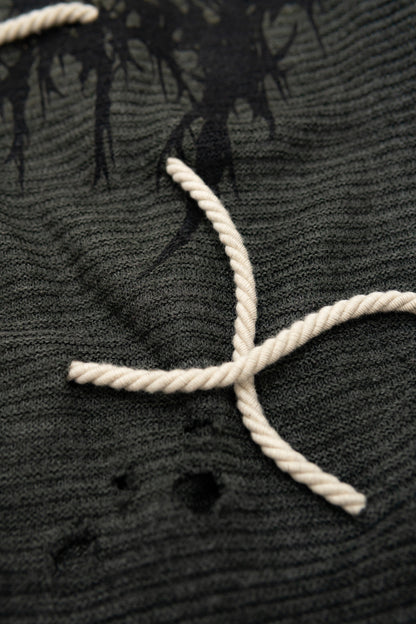lace - crewneck (L)