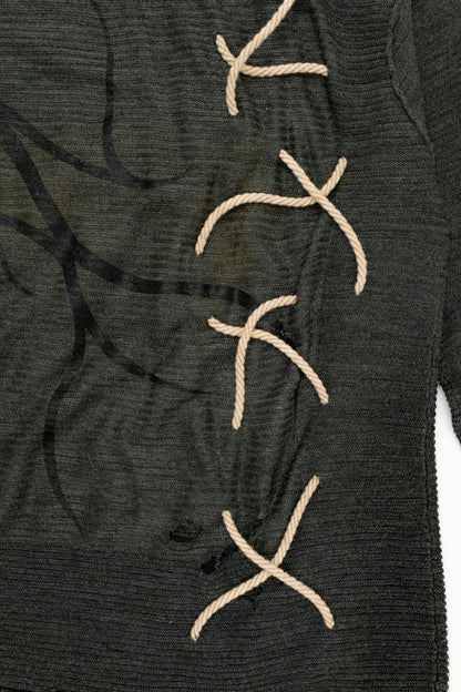 lace - crewneck (L)