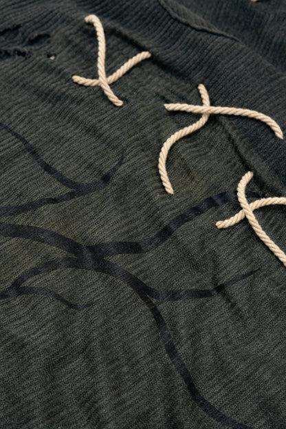 lace - crewneck (L)