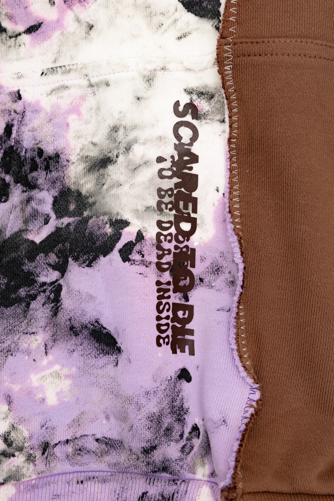 riddled with cracks  - hoodie (M)