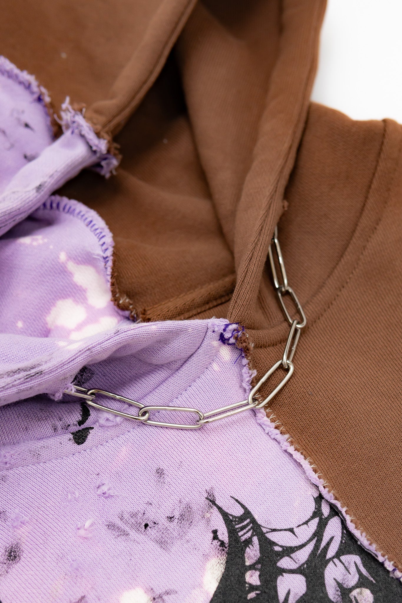 riddled with cracks  - hoodie (M)