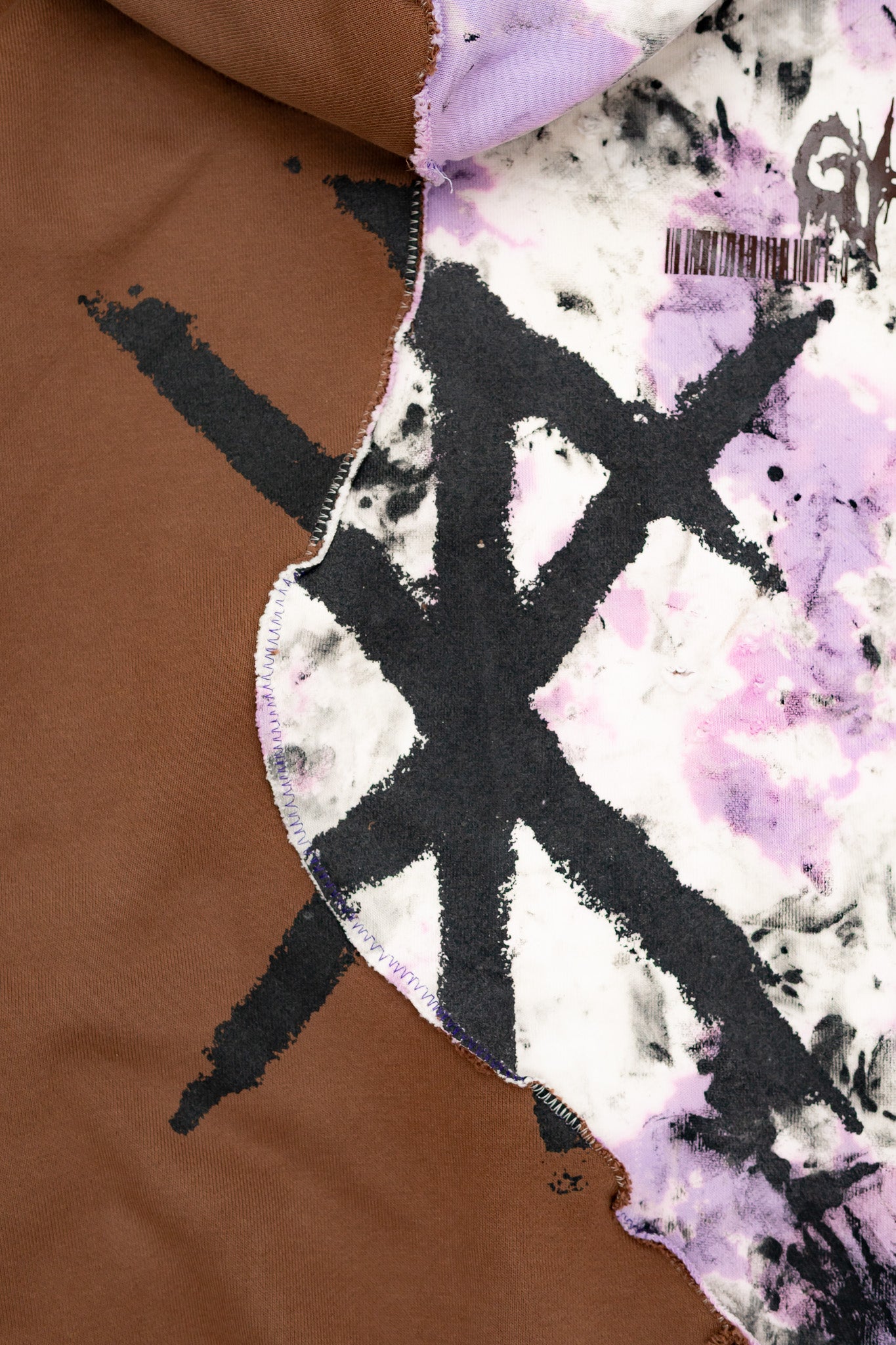 riddled with cracks  - hoodie (M)