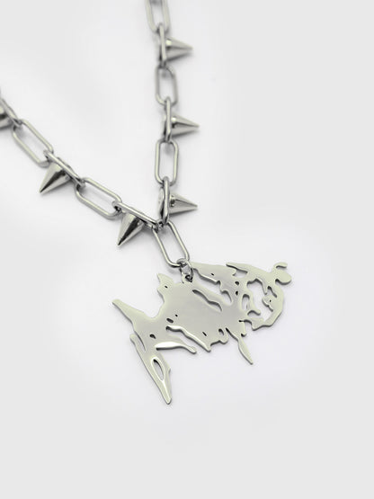 abyss - necklace [silver]