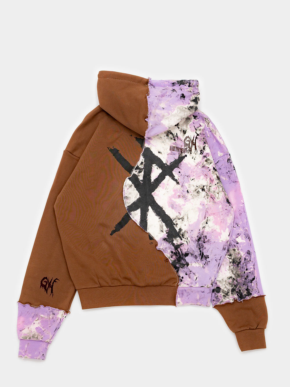 riddled with cracks  - hoodie (M)