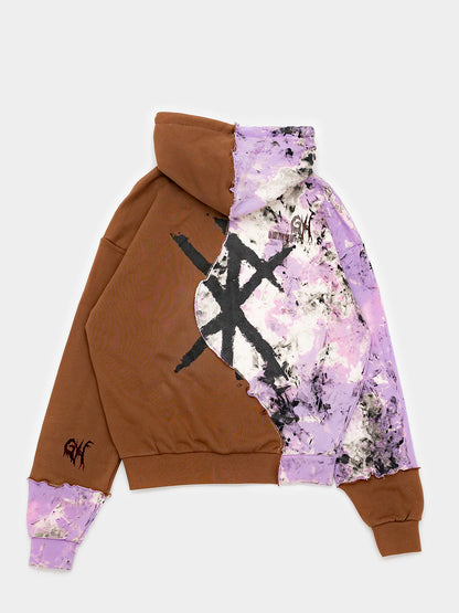 riddled with cracks  - hoodie (M)