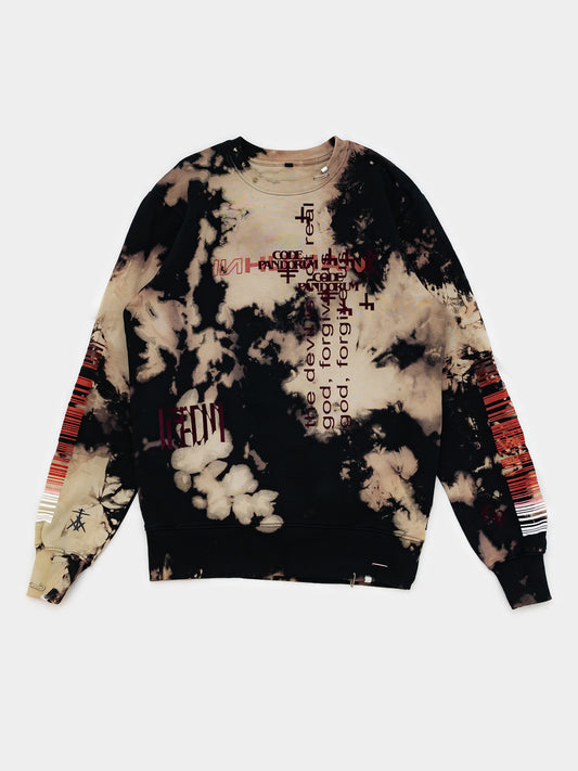 the devil is not real - crewneck (M)