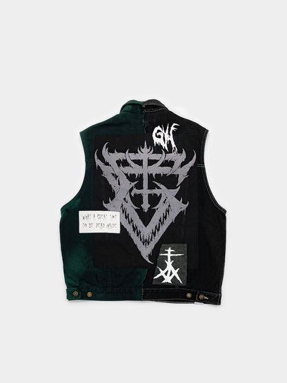 venomous snake - Denim Jacket (M)